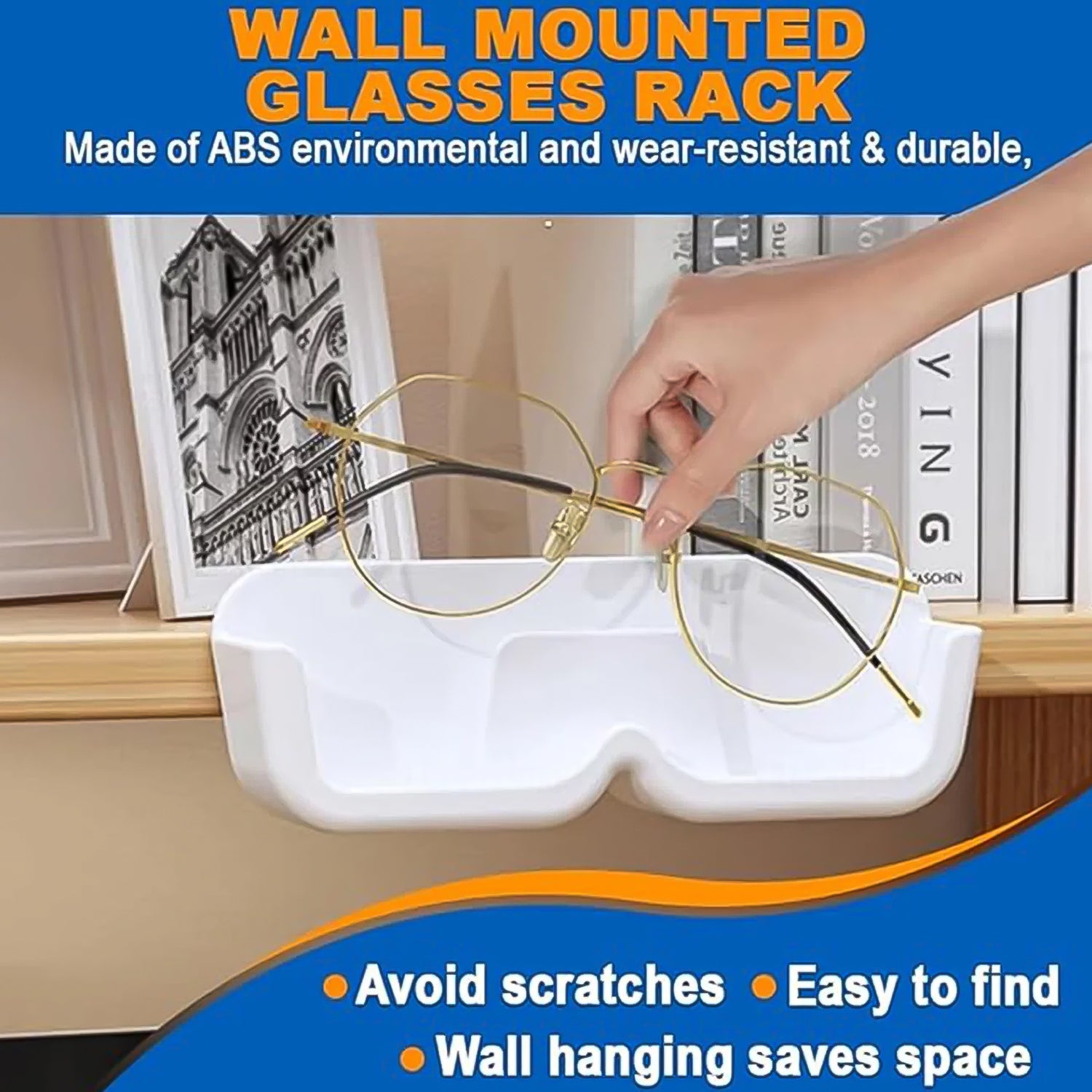 Wall Mounted Sunglasses Holder (4 Pcs Set) Wall Mounted Sunglasses Holder (4 Pcs Set)